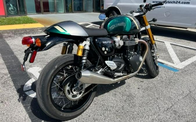 2023 Triumph Thruxton RS Competition Green / Silver Ice