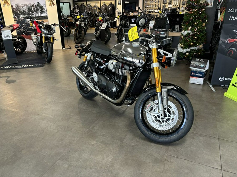 2023 Triumph Thruxton RS Chrome Edition Jet Black