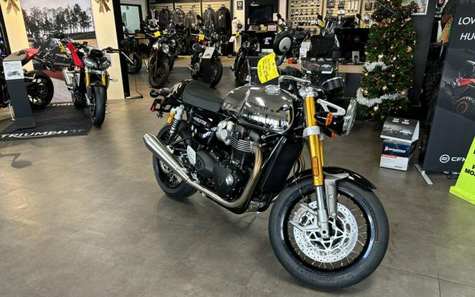 2023 Triumph Thruxton RS Chrome Edition Jet Black