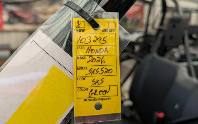 2026 Honda Pioneer 520