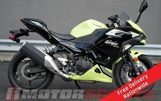 2026 Kawasaki Ninja 500 ABS Metallic Yellowish Green/Ebony