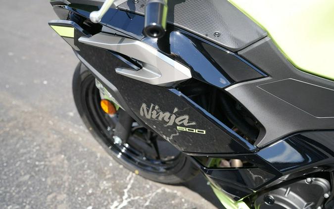 2026 Kawasaki Ninja 500 ABS Metallic Yellowish Green/Ebony