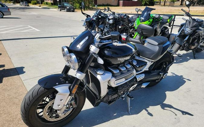 2022 Triumph Rocket 3 R Black Sapphire Black Silver Ice