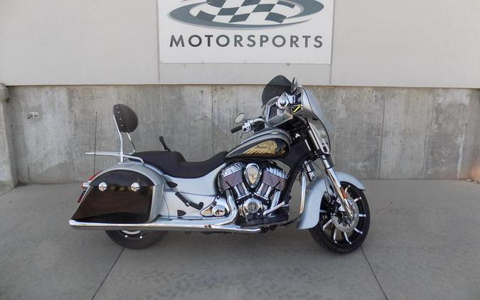 2017 Indian Motorcycle® Chieftain® Limited Star Silver over Thunder Black