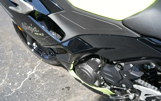 2026 Kawasaki Ninja 500 ABS Metallic Yellowish Green/Ebony