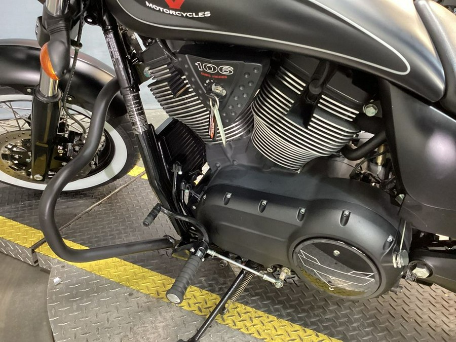 2015 Victory Motorcycles® High-Ball™ Suede Black with Silver Pinstripes