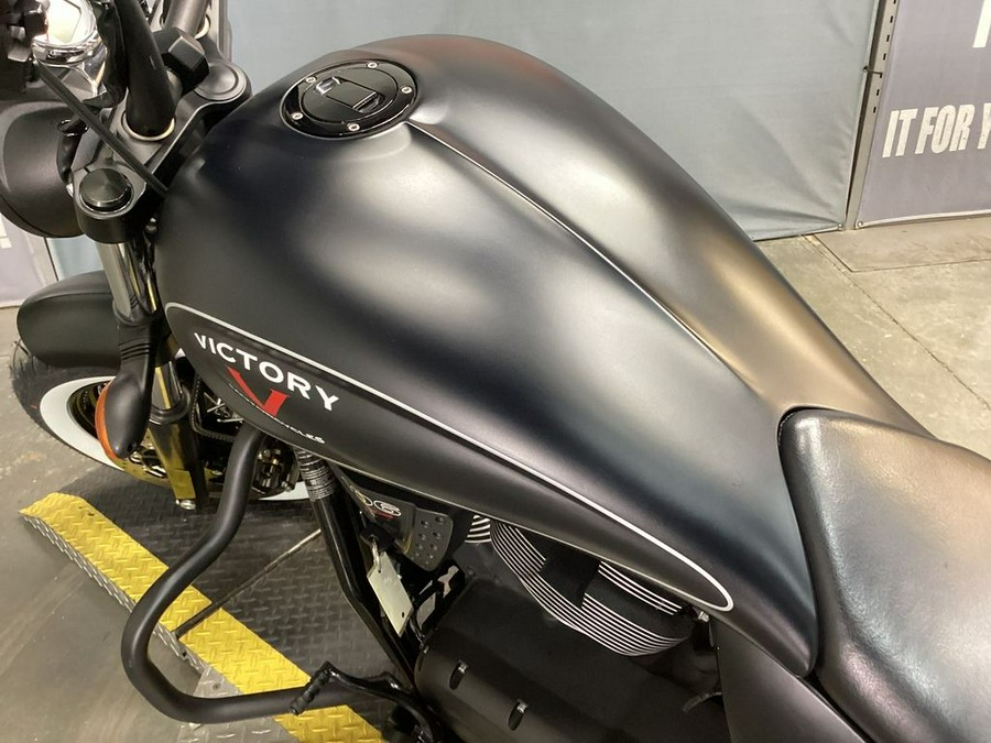 2015 Victory Motorcycles® High-Ball™ Suede Black with Silver Pinstripes