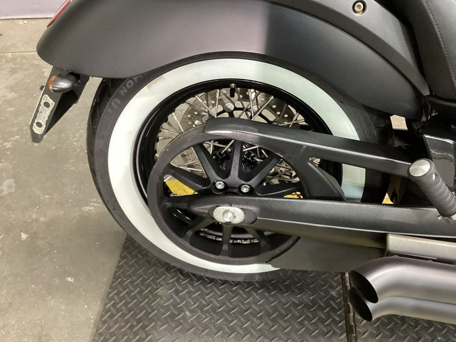 2015 Victory Motorcycles® High-Ball™ Suede Black with Silver Pinstripes