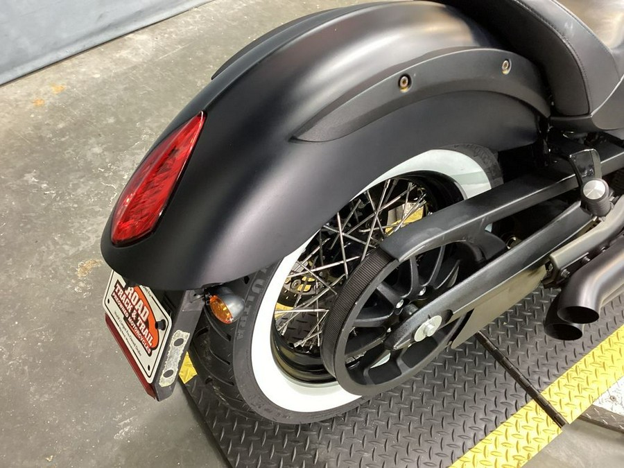 2015 Victory Motorcycles® High-Ball™ Suede Black with Silver Pinstripes