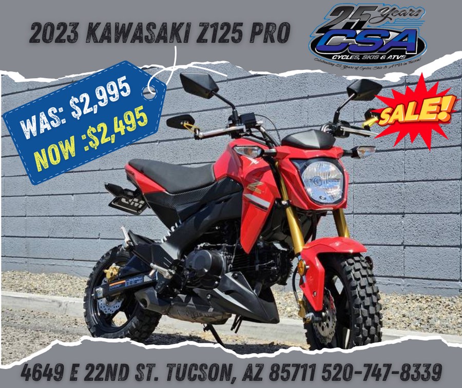 2023 Kawasaki Z125 PRO