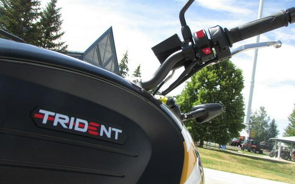 2025 Triumph Trident 660 Cosmic Yellow/Sapphire Black