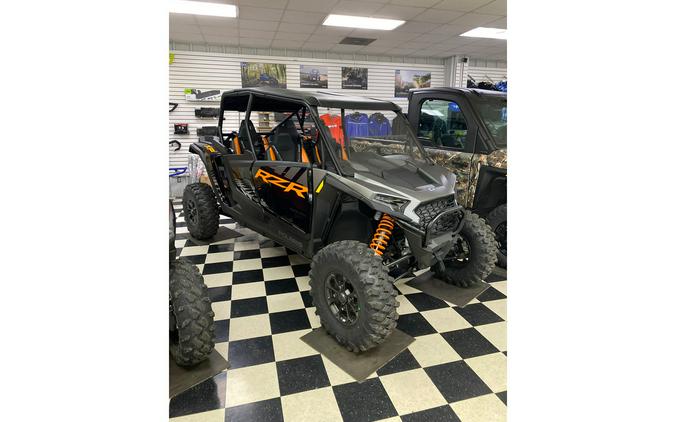 2024 Polaris Industries RZR XP 4 1000 Ultimate Matte Titanium / Onyx Black