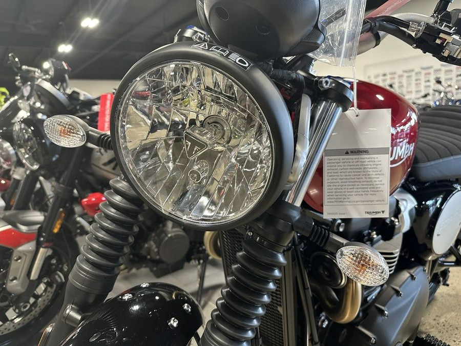 2023 Triumph Scrambler 900 Carnival Red / Jet Black