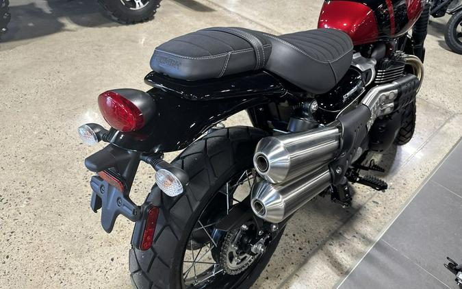 2023 Triumph Scrambler 900 Carnival Red / Jet Black