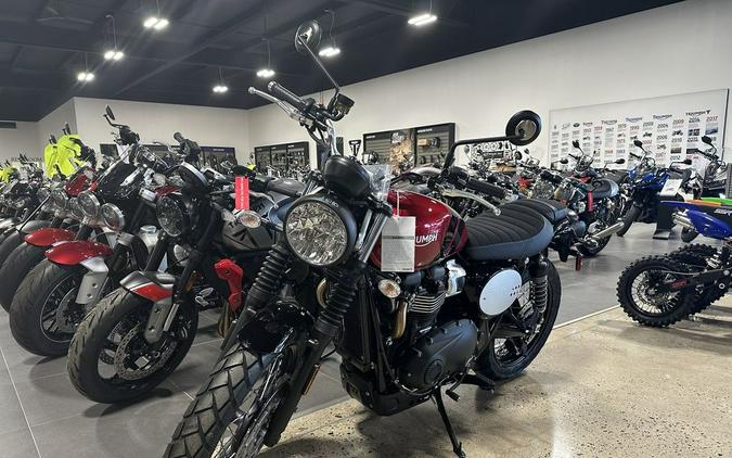 2023 Triumph Scrambler 900 Carnival Red / Jet Black