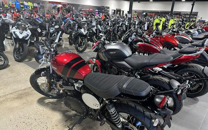 2023 Triumph Scrambler 900 Carnival Red / Jet Black