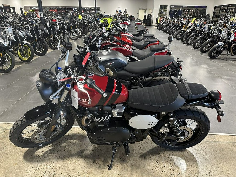 2023 Triumph Scrambler 900 Carnival Red / Jet Black