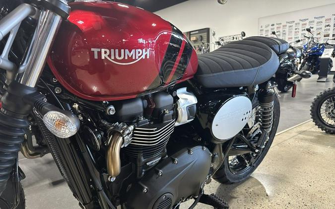 2023 Triumph Scrambler 900 Carnival Red / Jet Black