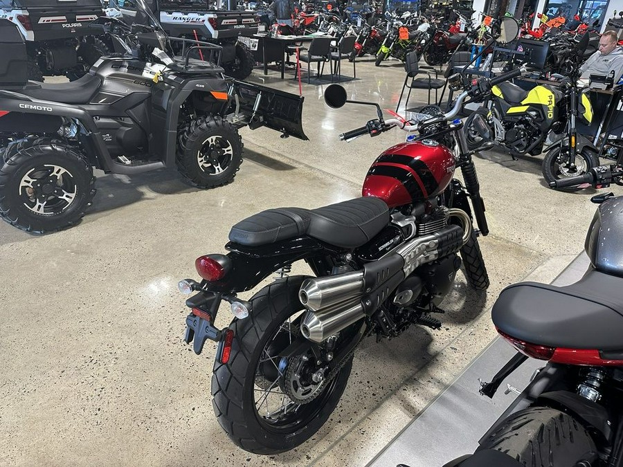 2023 Triumph Scrambler 900 Carnival Red / Jet Black