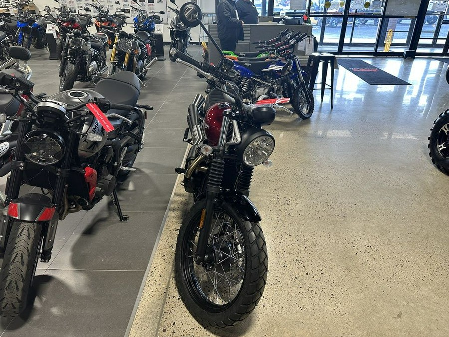 2023 Triumph Scrambler 900 Carnival Red / Jet Black