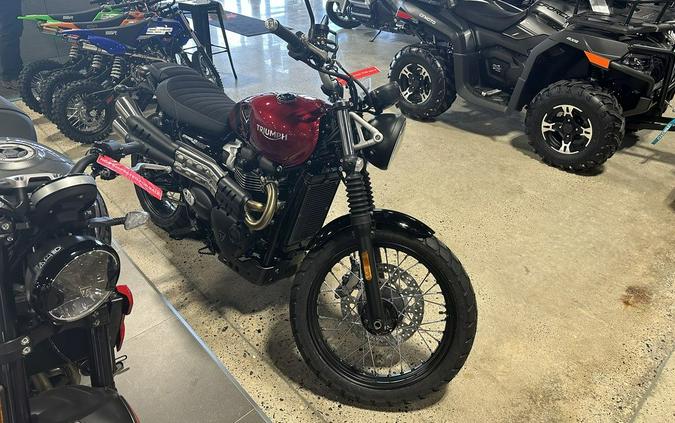 2023 Triumph Scrambler 900 Carnival Red / Jet Black