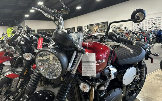 2023 Triumph Scrambler 900 Carnival Red / Jet Black