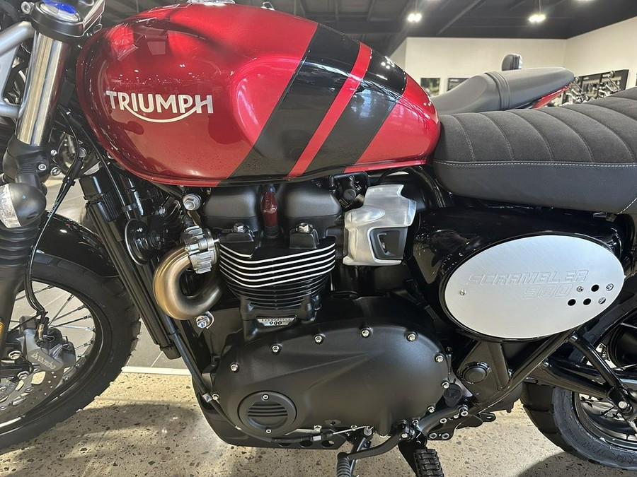 2023 Triumph Scrambler 900 Carnival Red / Jet Black