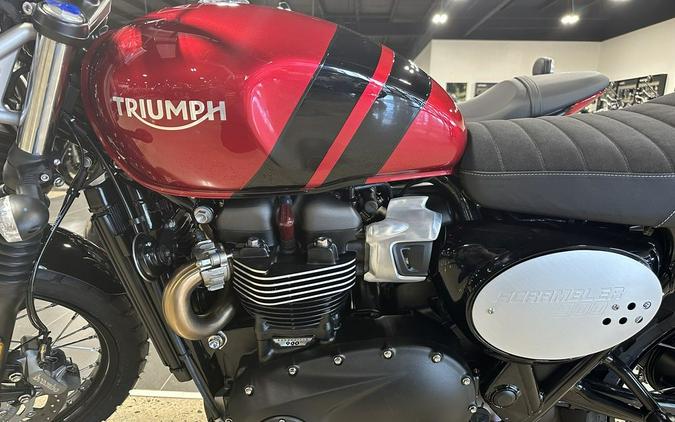 2023 Triumph Scrambler 900 Carnival Red / Jet Black