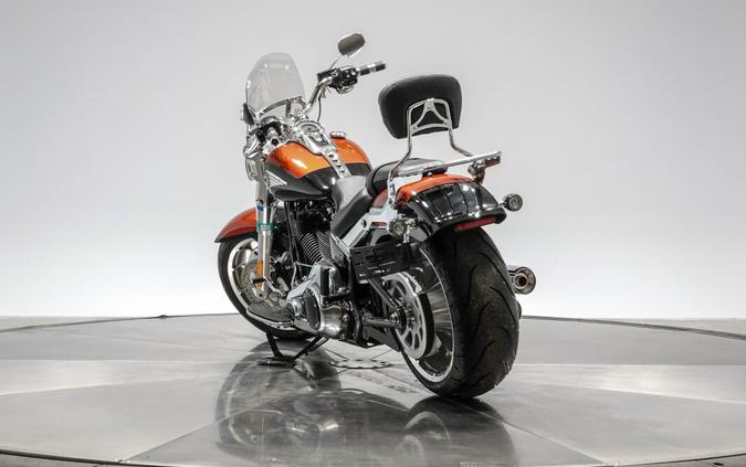 2025 HARLEY-DAVIDSON FLFB FAT BOY in Whiskey Fire/ Vivid Black