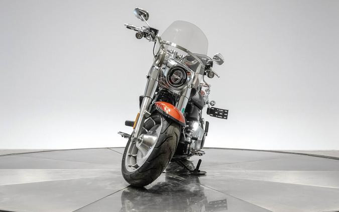 2025 HARLEY-DAVIDSON FLFB FAT BOY in Whiskey Fire/ Vivid Black