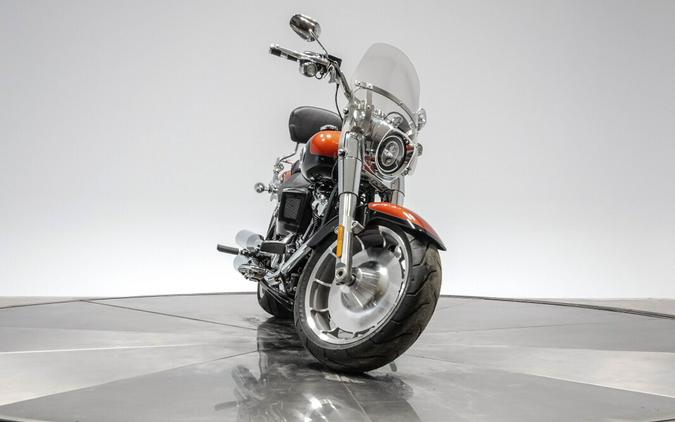 2025 HARLEY-DAVIDSON FLFB FAT BOY in Whiskey Fire/ Vivid Black