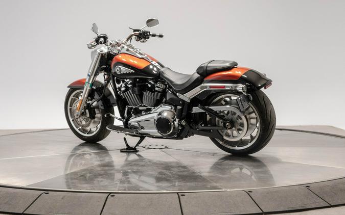 2025 HARLEY-DAVIDSON FLFB FAT BOY in Whiskey Fire/ Vivid Black