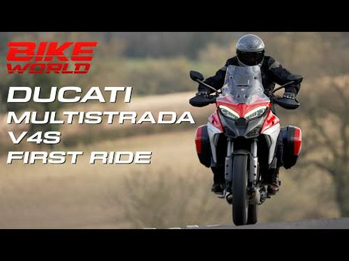 2021 Ducati Multistrada V4S First Ride (4K)