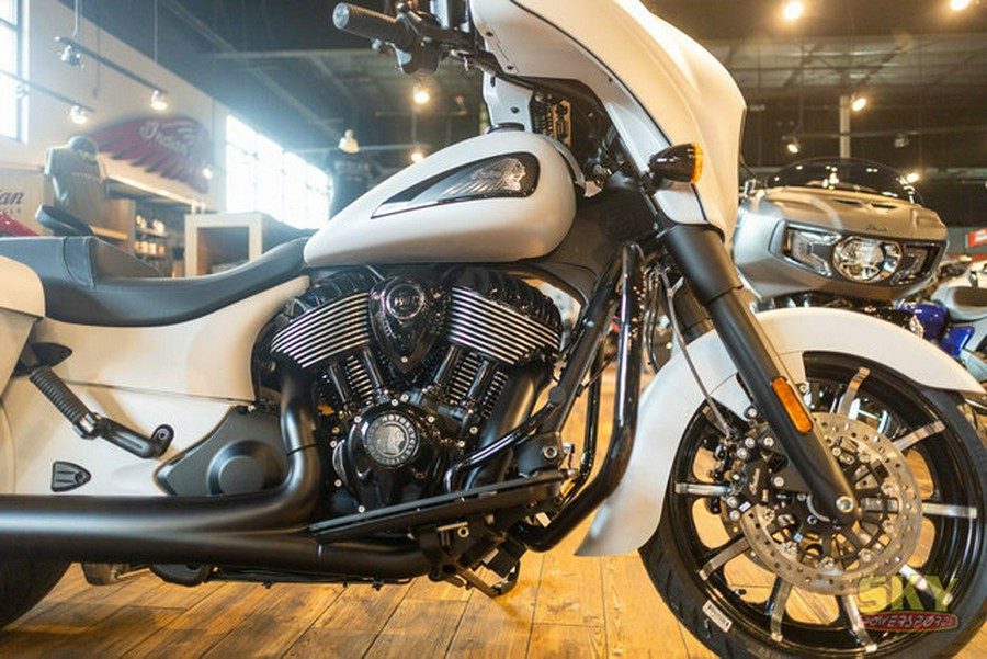 2024 Indian Chieftain Dark Horse Ghost White Metallic Smoke