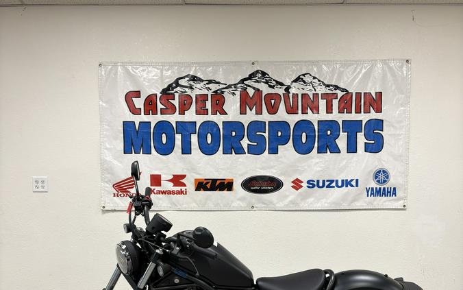 2026 Honda Rebel 300 E-Clutch Matte Black Metallic - H0622A