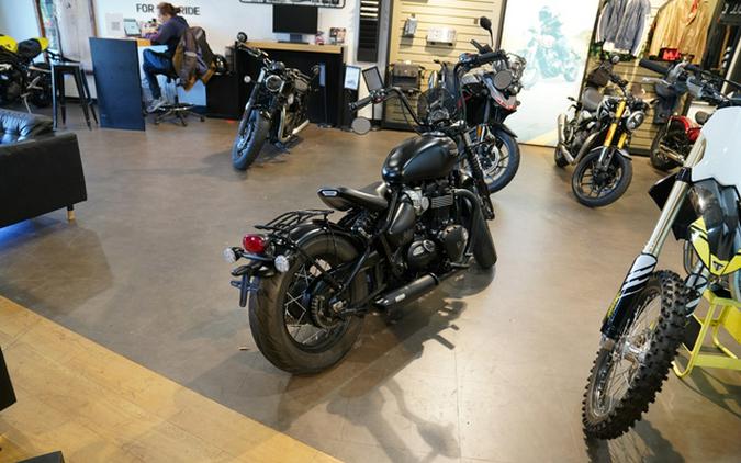 2018 Triumph Bonneville Bobber Black