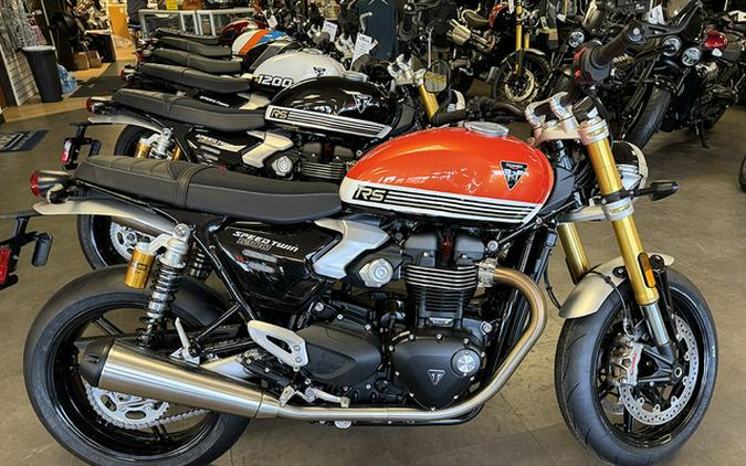 2025 Triumph Speed Twin 1200 RS Baja OrangeSapphire Black