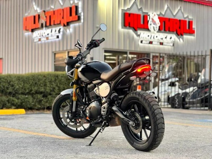2024 Triumph Scrambler 400 X Phantom Black / Silver Ice