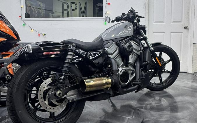 2024 Harley Davidson Nightster RH975 w/ only 2111 miles, exhaust and rare matte gray.
