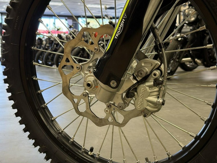 2026 Triumph TF 450-E Jet BlackPure White