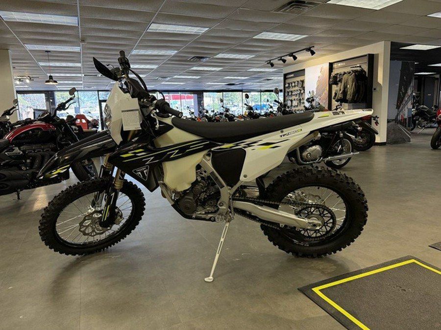 2026 Triumph TF 450-E Jet BlackPure White