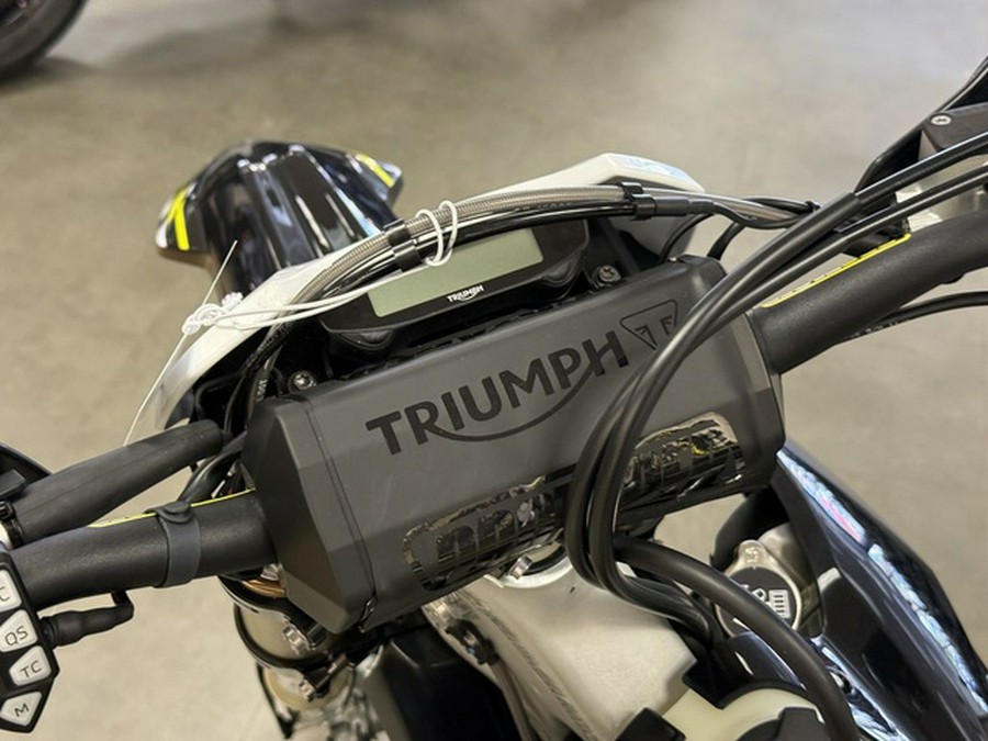 2026 Triumph TF 450-E Jet BlackPure White