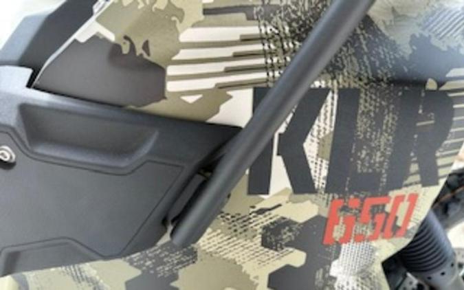 2026 Kawasaki KLR®650 Adventure ABS Cypher Camo Beige