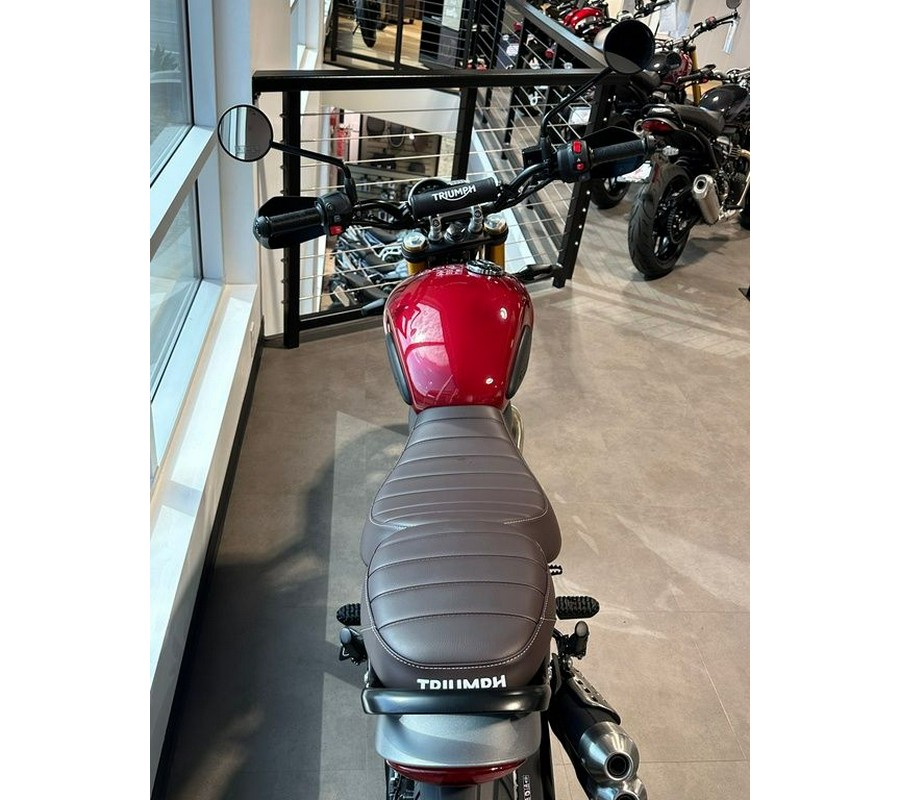 2024 Triumph Scrambler 400 X Carnival Red / Phantom Black