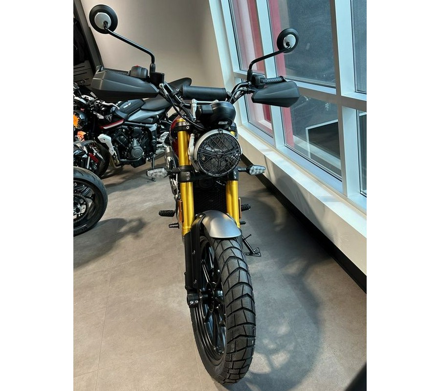 2024 Triumph Scrambler 400 X Carnival Red / Phantom Black