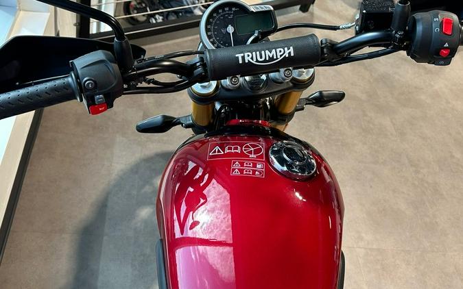 2024 Triumph Scrambler 400 X Carnival Red / Phantom Black