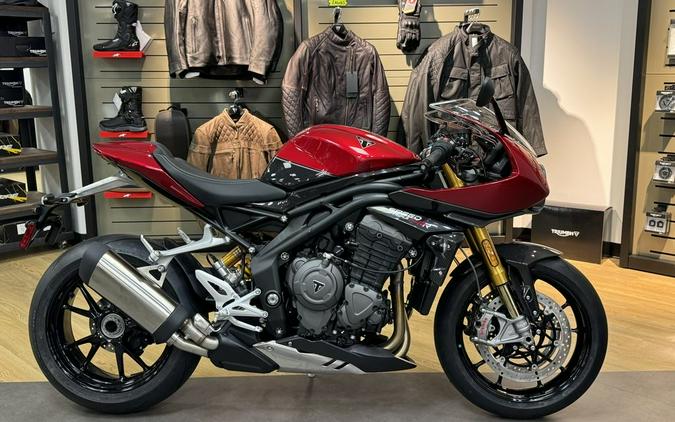 2024 Triumph Speed Triple 1200 RR Red Hopper Storm Grey