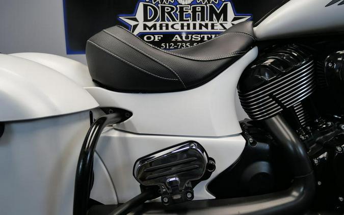 2019 Indian Motorcycle® Springfield® Dark Horse® White Smoke