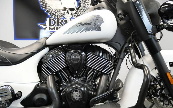 2019 Indian Motorcycle® Springfield® Dark Horse® White Smoke