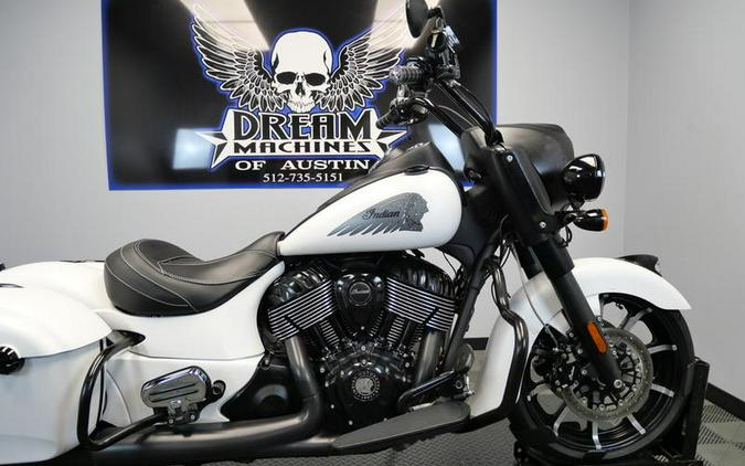 2019 Indian Motorcycle® Springfield® Dark Horse® White Smoke